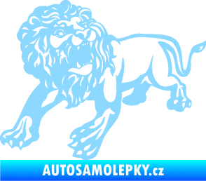 Samolepka Lev 006 levá světle modrá