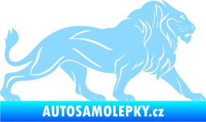 Samolepka Lev 007 pravá světle modrá