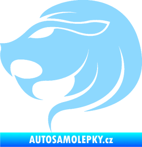 Samolepka Lev zvěrokruh 002 levá světle modrá