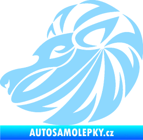 Samolepka Lev zvěrokruh 003 levá světle modrá