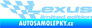Samolepka Lexus limited edition levá světle modrá