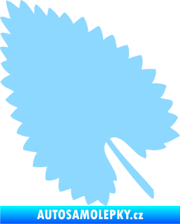 Samolepka List 001 levá světle modrá