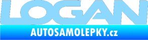 Samolepka Logan světle modrá