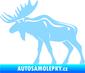 Samolepka Los 006 levá světle modrá