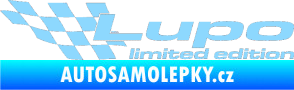 Samolepka Lupo limited edition levá světle modrá