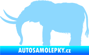 Samolepka Mamut 001 levá světle modrá