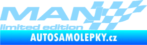 Samolepka MAN limited edition pravá světle modrá