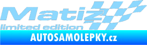 Samolepka Matiz limited edition pravá světle modrá