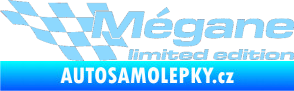 Samolepka Mégane limited edition levá světle modrá