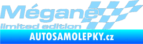 Samolepka Mégane limited edition pravá světle modrá