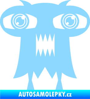 Samolepka Monstrum 003 levá světle modrá
