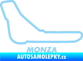 Samolepka Okruh Monza světle modrá