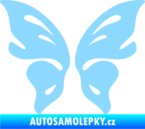 Samolepka Motýl 018 světle modrá