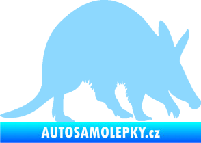Samolepka Mravenečník 002 pravá světle modrá