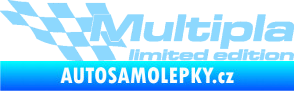 Samolepka Multipla limited edition levá světle modrá
