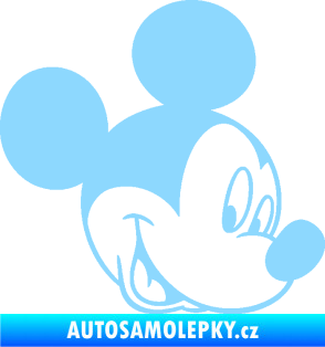 Samolepka Myšák Mickey 001 pravá světle modrá