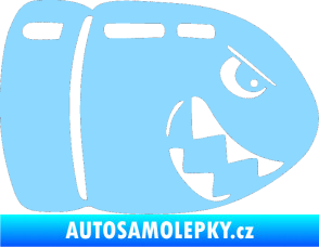 Samolepka Náboj 002 pravá světle modrá