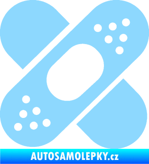Samolepka Náplast 001 světle modrá