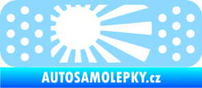 Samolepka Náplast 002 pravá světle modrá