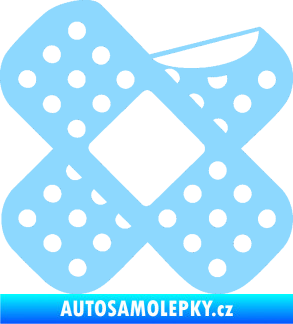 Samolepka Náplast 005 pravá světle modrá