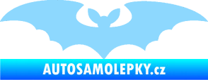 Samolepka Netopýr 006 světle modrá