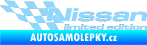 Samolepka Nissan limited edition levá světle modrá