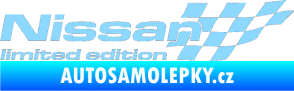 Samolepka Nissan limited edition pravá světle modrá