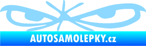 Samolepka Oči 002 levá světle modrá