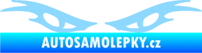 Samolepka Oči 003  světle modrá