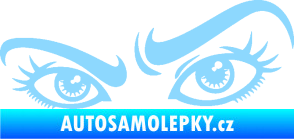 Samolepka Oči 004 levá světle modrá