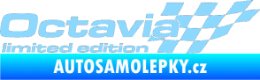 Samolepka Octavia limited edition pravá světle modrá