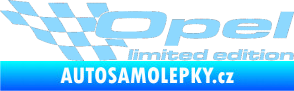 Samolepka Opel limited edition levá světle modrá