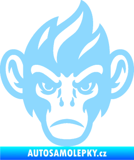 Samolepka Opičák 002 pravá světle modrá