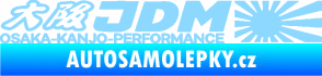 Samolepka Osaka Kanjo performance JDM světle modrá