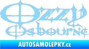 Samolepka Ozzy Osbourne 002 světle modrá