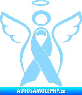 Samolepka Památeční andělíček memory světle modrá
