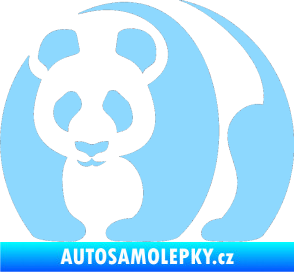 Samolepka Panda 001 levá světle modrá
