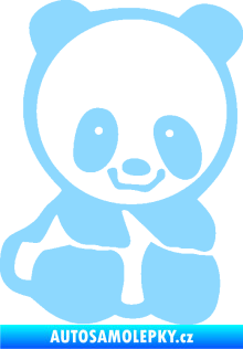Samolepka Panda 009 pravá baby světle modrá