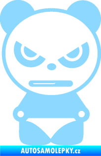 Samolepka Panda boy světle modrá