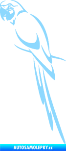 Samolepka Papoušek 005 levá světle modrá