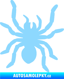 Samolepka Pavouk 014 pravá světle modrá