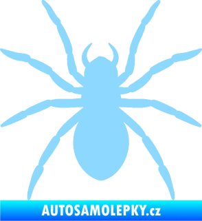 Samolepka Pavouk 015 světle modrá