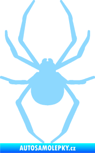 Samolepka Pavouk 021 světle modrá