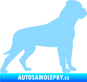 Samolepka Pes 150 pravá bullmastif světle modrá