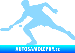 Samolepka Ping pong 001 levá světle modrá