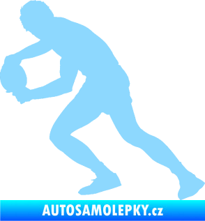 Samolepka Ping pong 004 levá světle modrá
