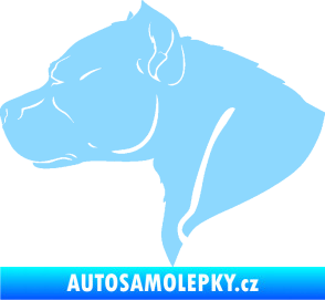 Samolepka Pitbull 004 levá světle modrá