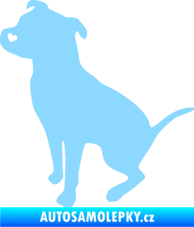 Samolepka Pitbull 005 levá světle modrá