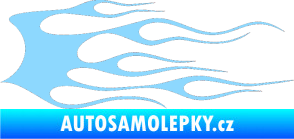 Samolepka Plameny 018 světle modrá