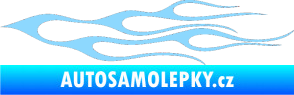 Samolepka Plameny 021 světle modrá